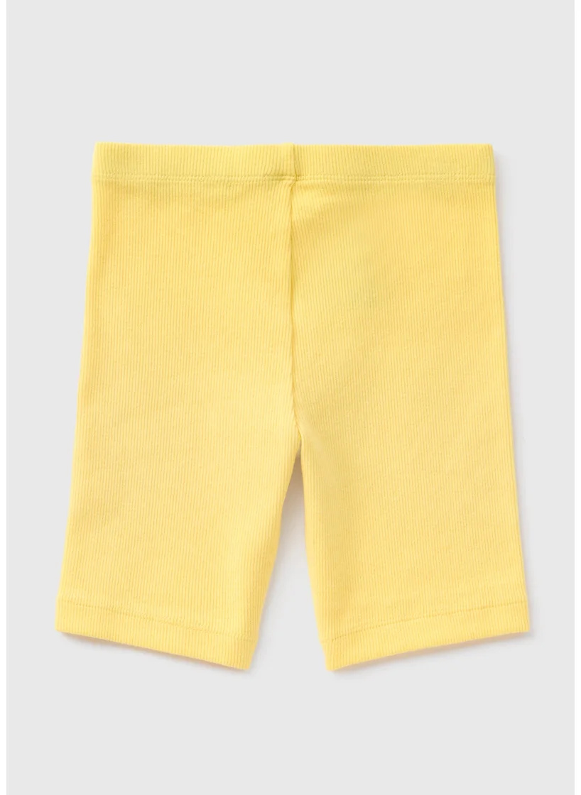 Matalan Girls Yellow Cycling Shorts