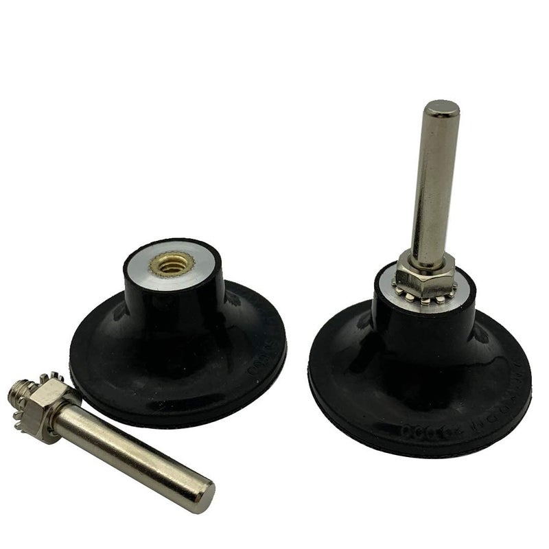 NObranded 6 Pack 2 Inch Disc Pad Holder Adapter Quick Change Disc Adapter Drill Adapter with 1/4" Shank, Pad Holder Roll Lock Disc Holder for Polishing Sanding Surface, Conditioning Disc Pad Holder Assembly - Image 5
