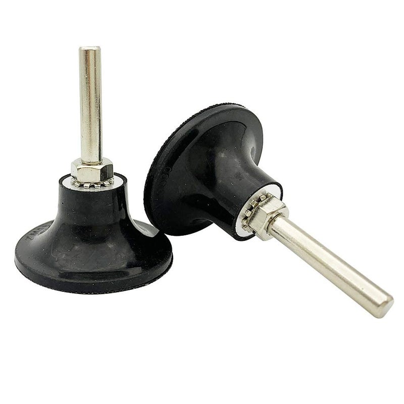 NObranded 6 Pack 2 Inch Disc Pad Holder Adapter Quick Change Disc Adapter Drill Adapter with 1/4" Shank, Pad Holder Roll Lock Disc Holder for Polishing Sanding Surface, Conditioning Disc Pad Holder Assembly - Image 2