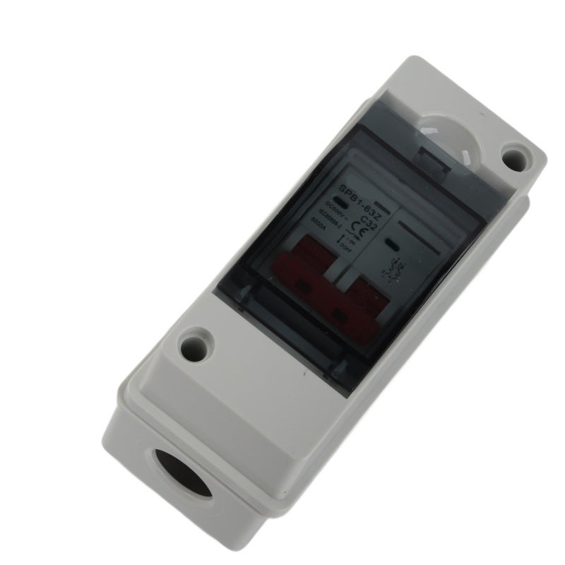 PV Solar Disconnect Switch: 500V, IP65 Waterproof, Overvoltage Overload Thunder Protection - Easy Plug And Play Installation, Transparent Cover For Circuit Status - For RV Solar Installation, Photovol - Image 2