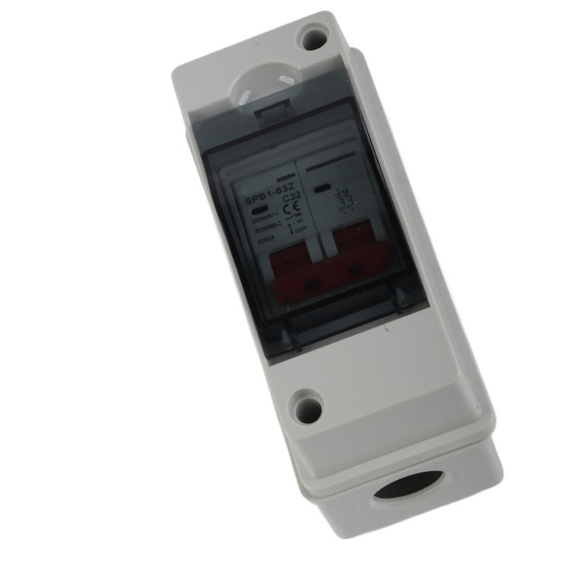 PV Solar Disconnect Switch: 500V, IP65 Waterproof, Overvoltage Overload Thunder Protection - Easy Plug And Play Installation, Transparent Cover For Circuit Status - For RV Solar Installation, Photovol - Image 4