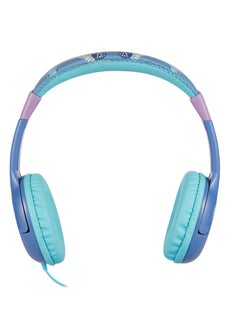 Volkano Disney Stitch Kids Padded AUX Stereo Headphones – Adjustable, Foldable Design with Soft Earcups for Comfortable and Safe Listening  - Image 1