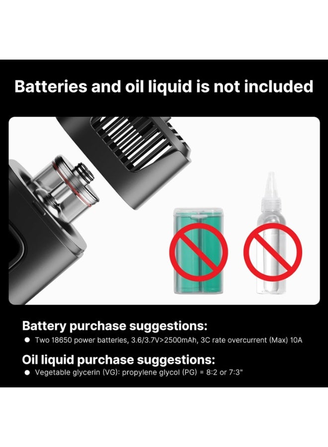 [Without Oil-Liquid and Batteries] Ulanzi Fog Machine, FILMOG Ace FM01 Portable Smoke Fog Machine with Remote Control, Hand-held Mini Fogger Maker for Photography/Stage Effects/Parties/Halloween - view 2