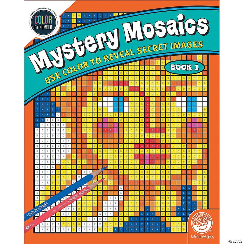 MindWare Color by Number Mystery Mosaics: (Book 1) - Image 1