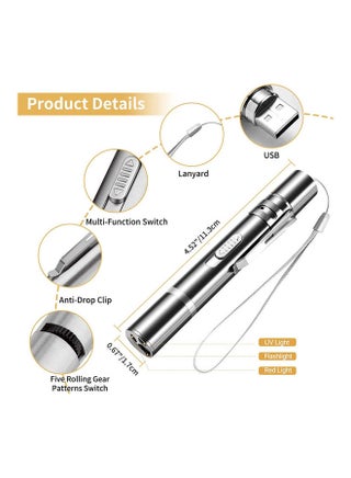 LED Laser Light Pointer Silver - view 4