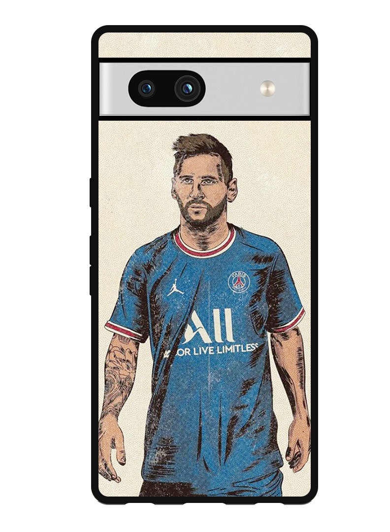 Theodor Protective Case Anti Scratch Shock Proof Bumper Cover For Google Pixel 7a Messi - Image 1
