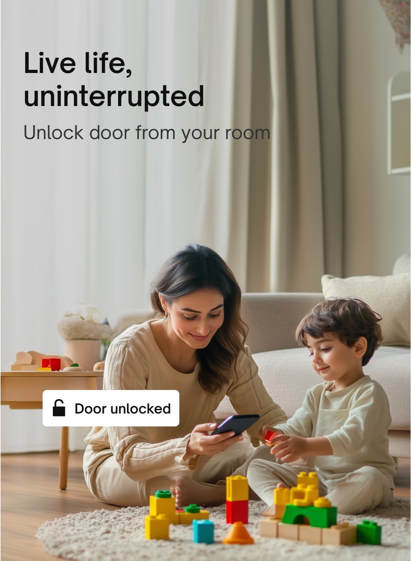Native by UC Native Lock Pro with Camera Unlock & Doorbell Connect | 7-Way Unlock | Installation Excluded | 2 Year Warranty | Urban Company Smart Door Lock - Image 5