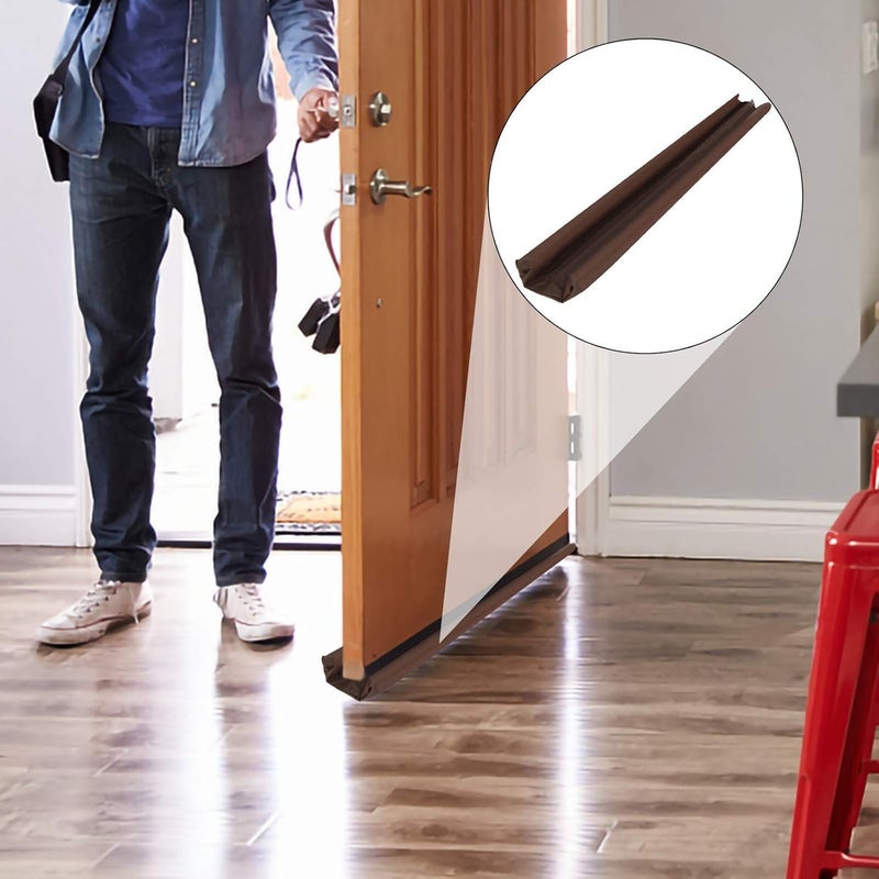 Door Draft Stopper 36 Inch Under Door, Weather Stripping for Bottom of Door Draft, Adjustable Breeze Stopper for Door Hole Draft Stopper (Dostah 12 Pieces) - Image 4