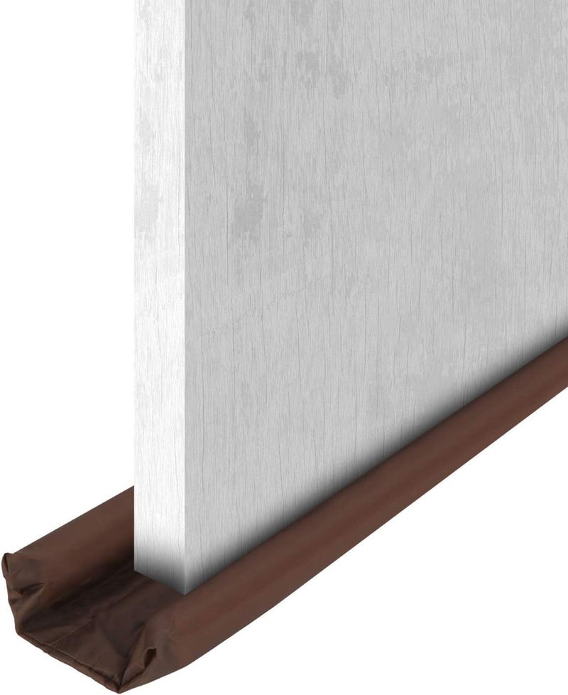 Door Draft Stopper 36 Inch Under Door, Weather Stripping for Bottom of Door Draft, Adjustable Breeze Stopper for Door Hole Draft Stopper (Dostah 12 Pieces) - Image 1