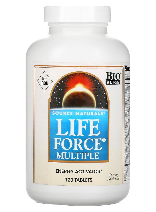 Life Force Multiple No Iron 120 Tablets