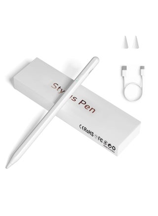 Stylus Pen for Touch Screens iPad Universal Thin Tip with Magnetic Adhesive Compatible iPhone - - Samsung - Android - Tablets and Other Screens White - pzsku/Z8E89FCEF23C9817BDD6FZ/45/1741354081/212e6e81-bf9e-4fca-a9bc-717a0eef3b8e