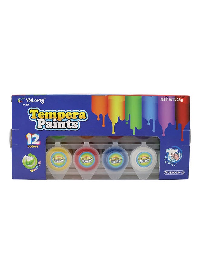 YALONG Yalong-Tempera Colors Set Of 12  - Image 1