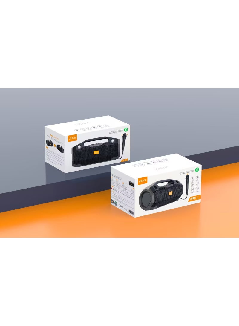 فيدفي SP924 مكبر صوت كاريوكي محمول بصوت عالٍ ونظام صوتي للسفر - Image 2