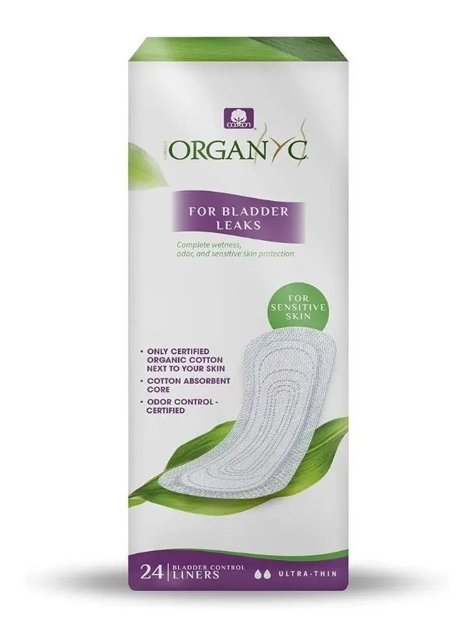 Organyc Light Incontinence Ultra-Thin Liners 24'S