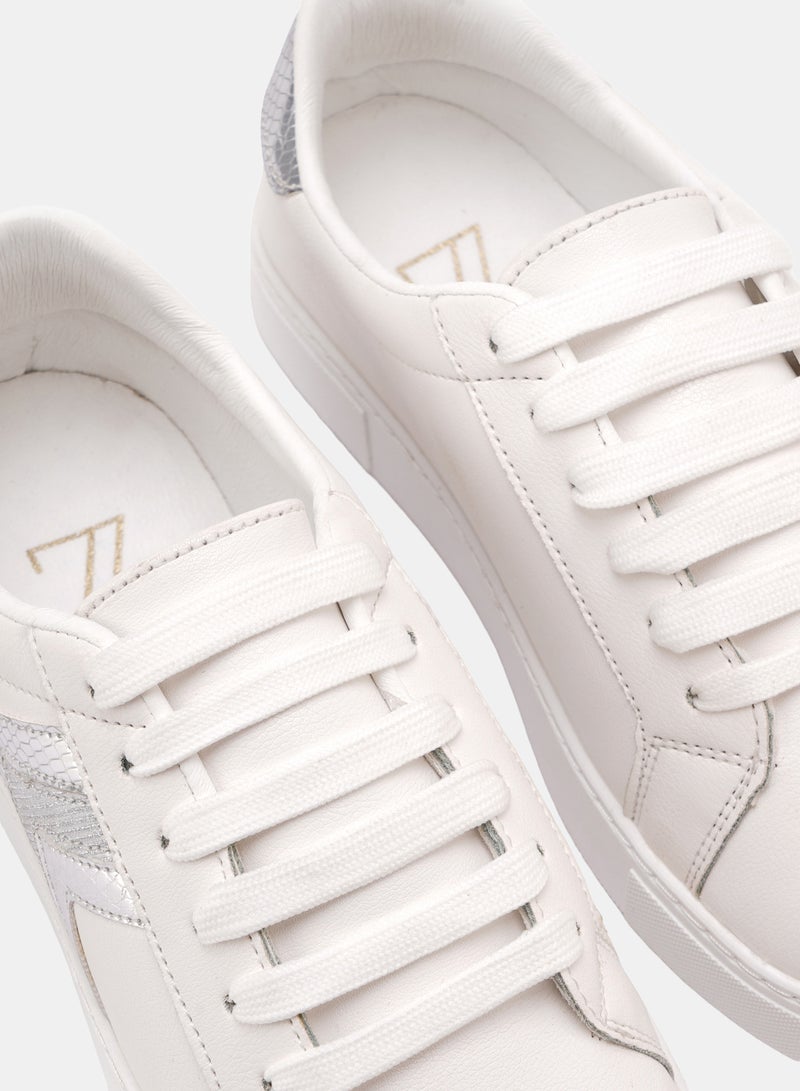 زيلدا حذاء رياضي برباط من الجلد الصناعي من زيلدا 019 للنساء - Image 4