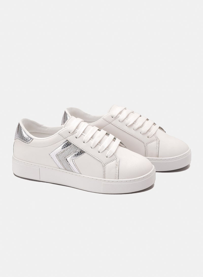 زيلدا حذاء رياضي برباط من الجلد الصناعي من زيلدا 019 للنساء - Image 1