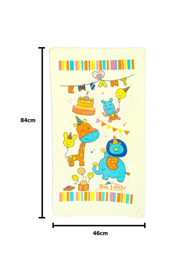 The Little Lookers Towel For Newborn;Baby;Kids; Super Soft Baby Bath Towel Set For Infants;Bathing Accessories… (Lemon Small(46X84Cm)) - Image 3