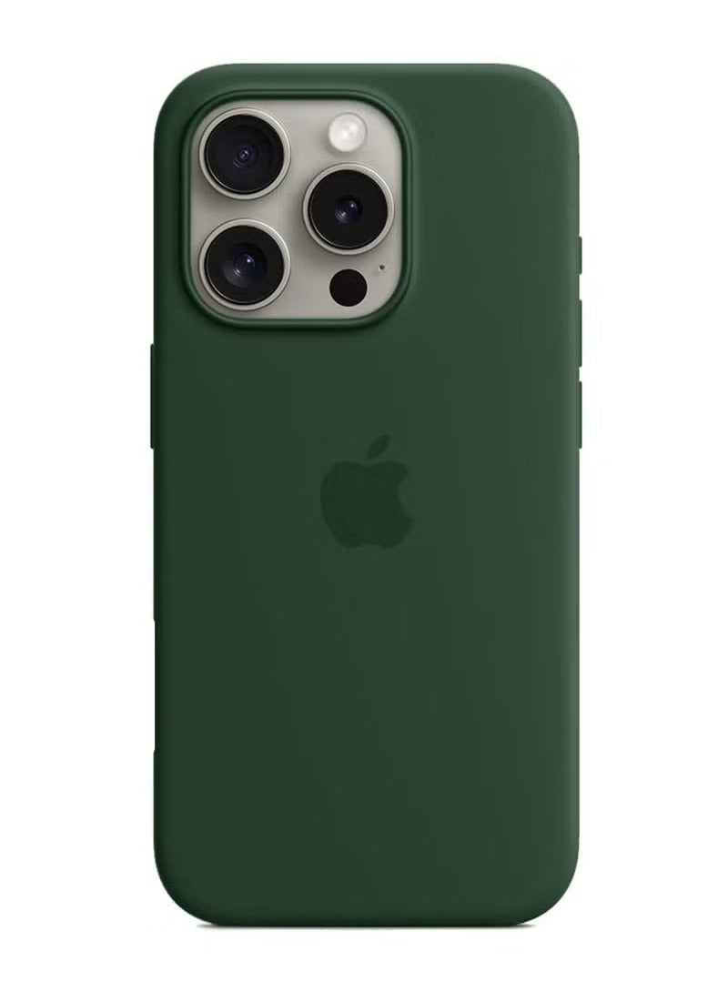 TIGER Apple iPhone 16 Pro Max 2024 Premium Soft Liquid Silicone Case Cover – Dark Green | Shockproof Slim Fit Protective Back Case with Microfiber Lining | Anti-Scratch Matte Finish | Lightweight, Durable, MagSafe & Wireless Charging Compatible - Image 2