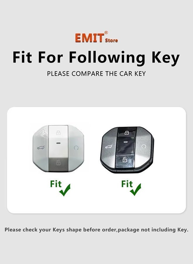 جراب مفتاح سيارة من مادة TPU لسيارات Jetour Freer Freedom T2 و Freer Traveller T1 2025+، غطاء جهاز تحكم عن بعد، سلسلة مفاتيح، ملحقات مقاومة للخدش - Image 2