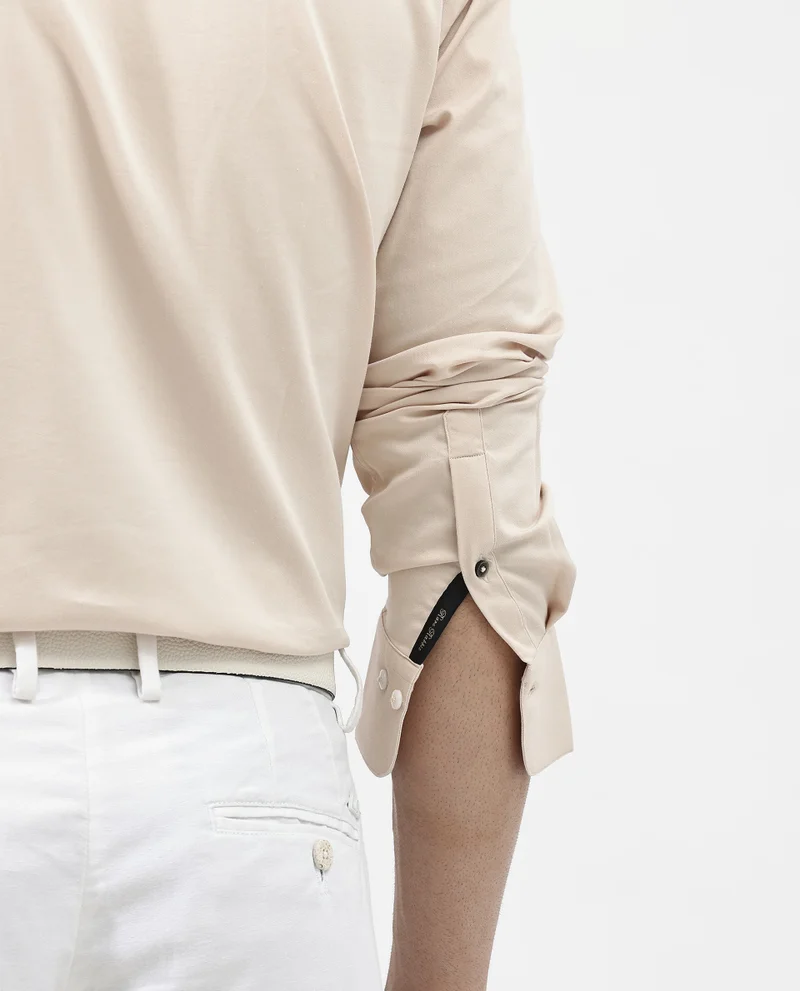 Rare Rabbit Men's Satin Stretch Shirt