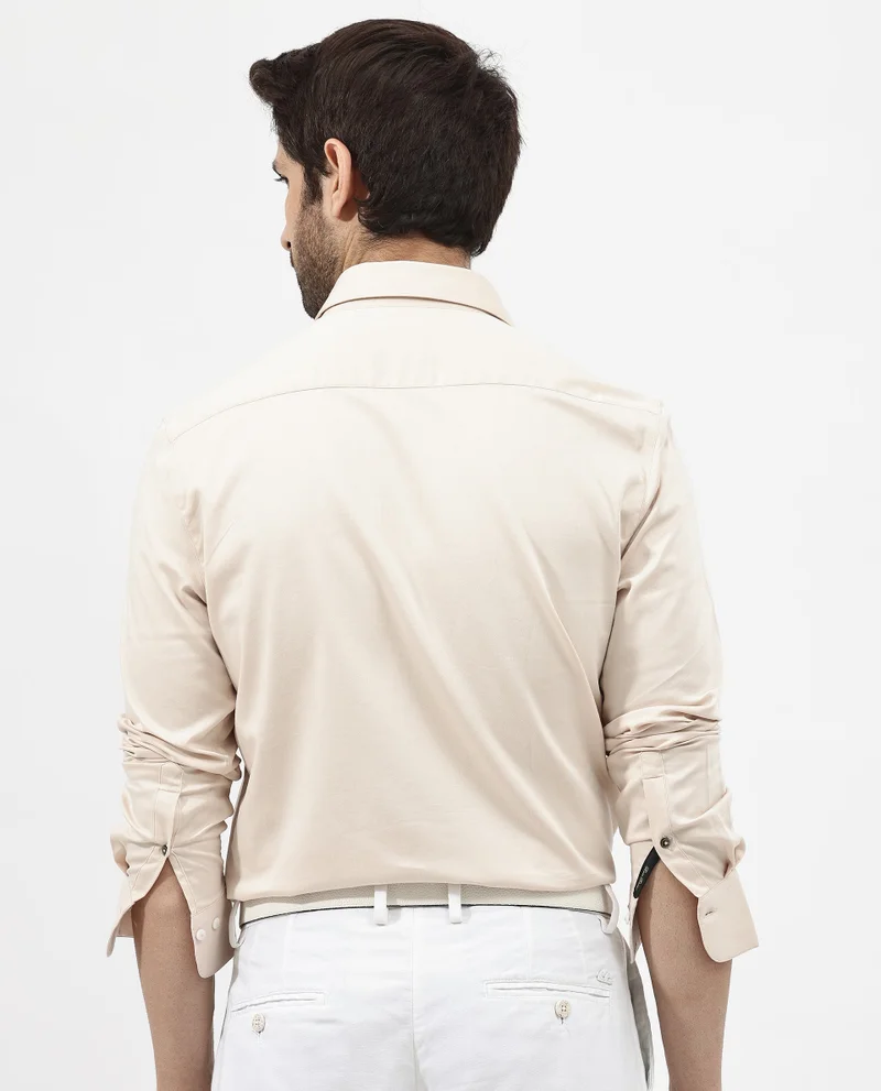 Rare Rabbit Men's Satin Stretch Shirt