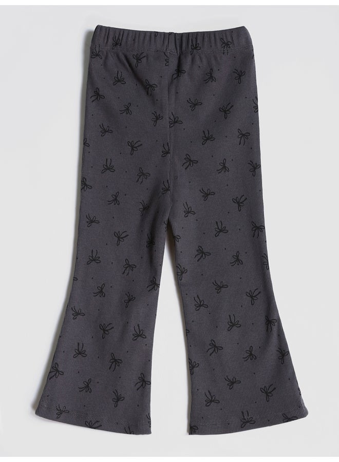 LC WAIKIKI Girls' Flared Leggings Pants with Elasticated Waist - Image 2