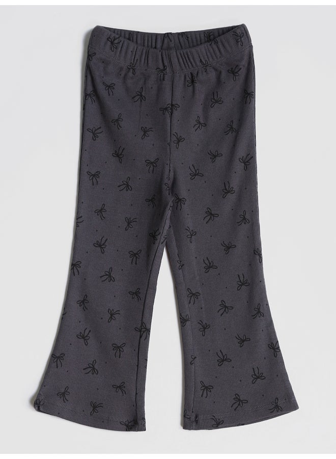 LC WAIKIKI Girls' Flared Leggings Pants with Elasticated Waist - Image 1