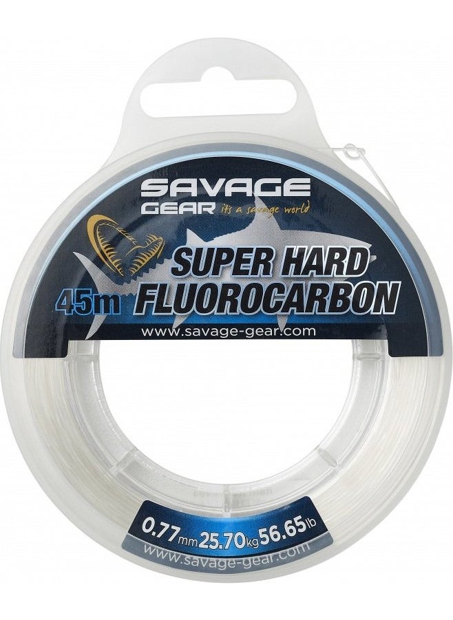 Savage Gear Super Hard Fluorocarbon 45 M 0.77 mm 25.70 kg 56.65 Lb Clear 