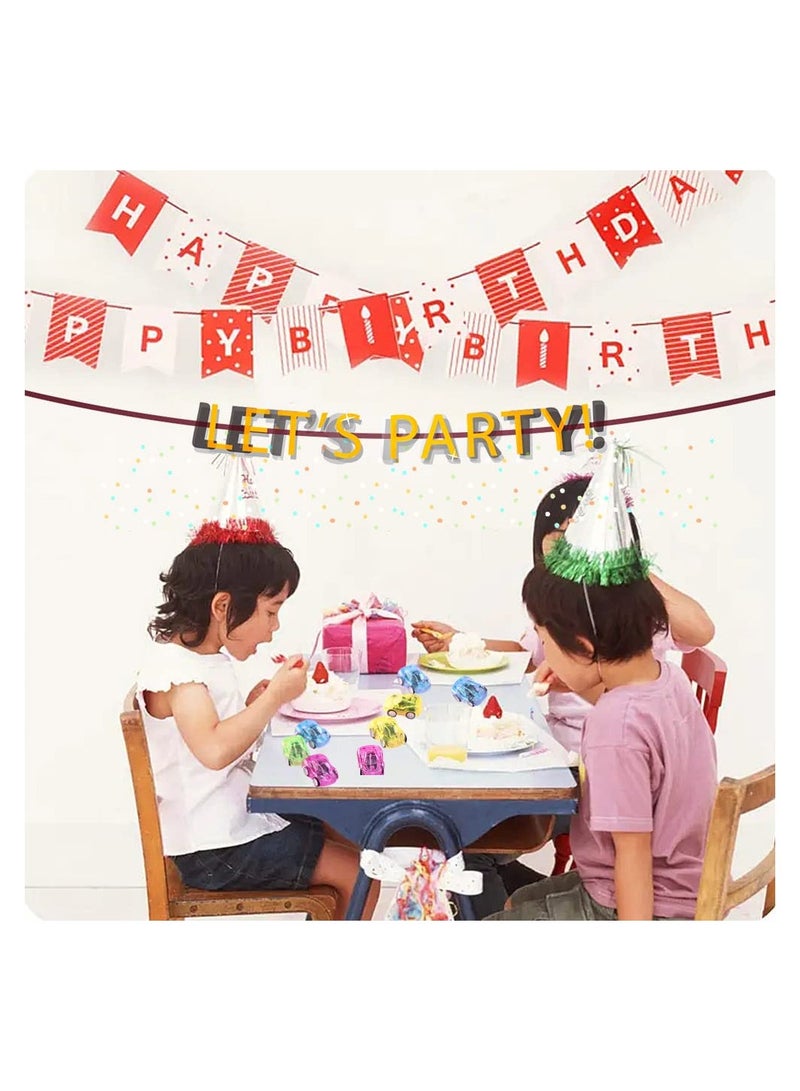 SYOSI 36 Pcs Pull Back Vehicles Mini Car Friction Powered Racing Cars Mini Constructions Trucks for Preschool Toddlers Boys & Girls, Bulk Party Favors, Random Color - Image 3