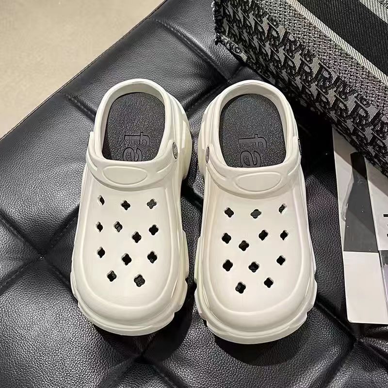 Fashion Slip-on Beach Clogs Sandals for WomenTank White-[Naked Shoes]] Tank White-[Naked Shoes]] 