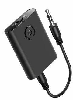 Bluetooth Adapter, Bluetooth 5.0 Transmitter and Receiver,3.5mm Wireless Audio Adapter