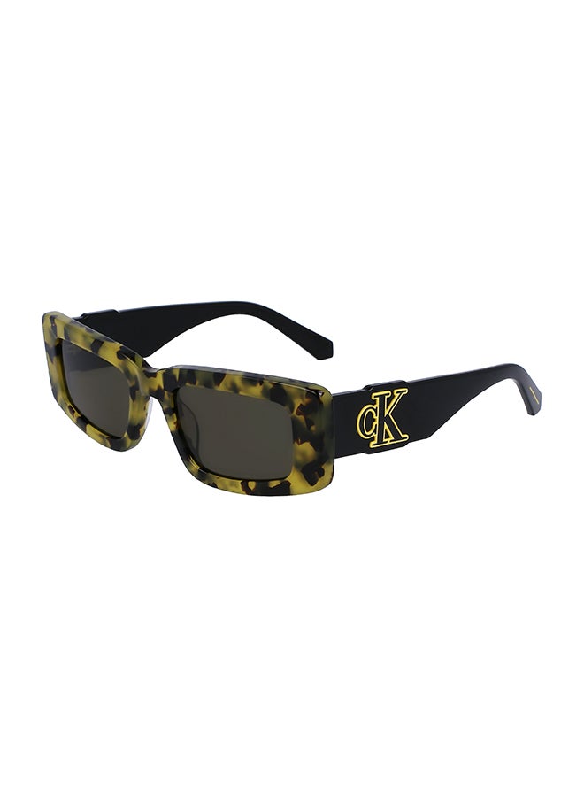 Calvin Klein Jeans Unisex Rectangular Sunglasses - CKJ23609S-231-5221 - Lens Size: 52 Mm - Image 2