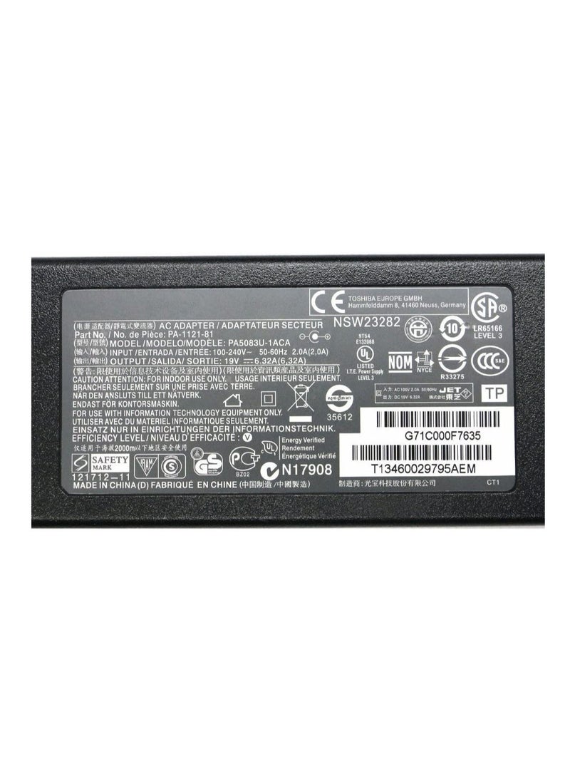 CSF 19V 6.32A 120W Ac Power Adapter PA5181U-1ACA Laptop Charger for Toshiba Satellite S75D S75T S870 S870D S875 S875D Tecra A50 