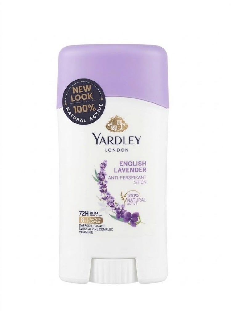Yardley English Lavender Anti Perspirant Stick - Image 1