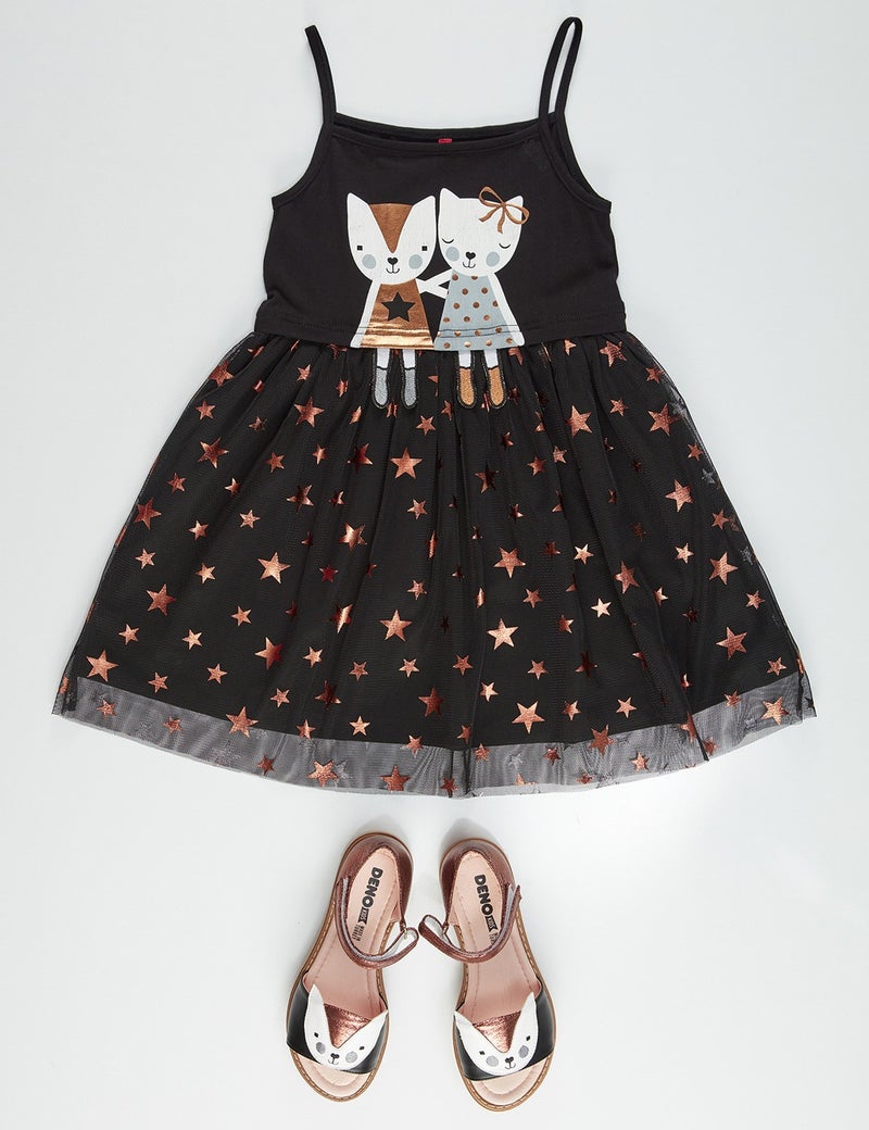 Denokids Star Tulle Dress  - Image 4