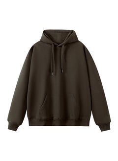 Generic 600g Heavyweight Silver Fox Fleece Hoodie Unisex Autumn Winter Love Sweatshirt Jacket Flower Ash-Hoodie  - Image 4