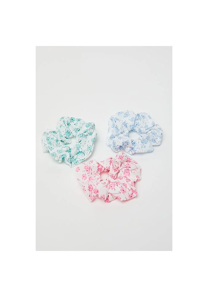 R&b  3 Pack Printed Scrunchies for Women | Best Price UAE