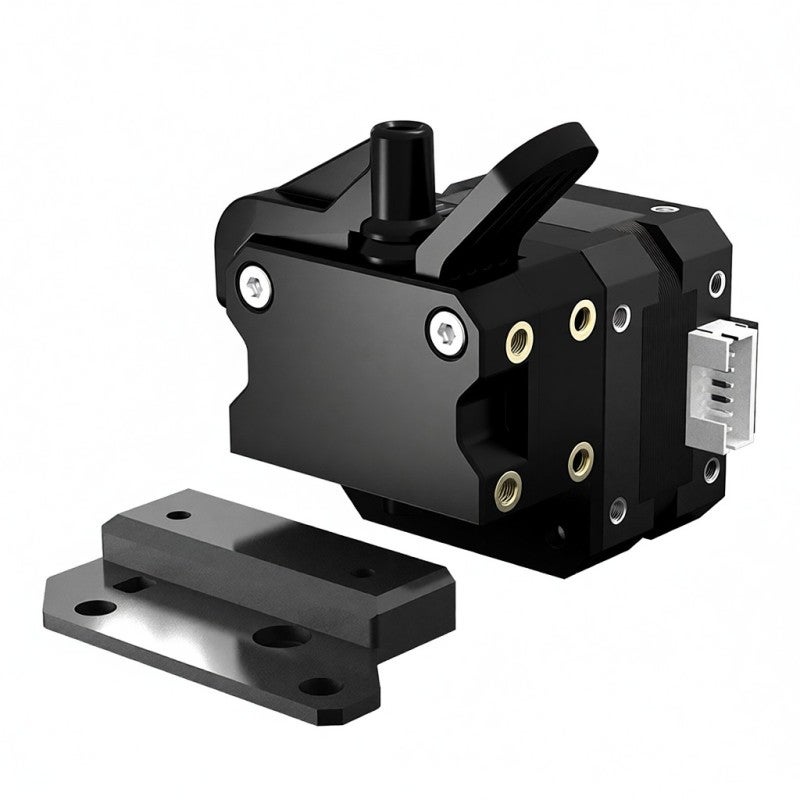 Dual-Gear Drive Extruder: 215g 47.5x42x49mm Black - 3.5:1 High Torque Smooth Feeding, Compact Powerful Extruder for 3D Printer Direct Drive Upgrade - Image 1