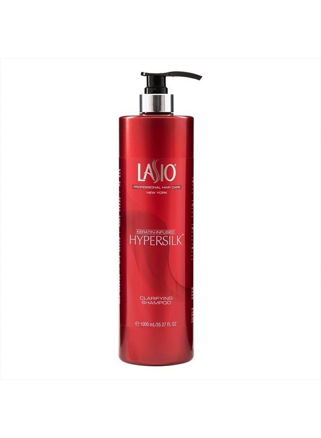 Lasio Clarifying Shampoo 35.27 Fl. Oz. Gently Removes Buildup & Residue, Non-Irritating Shampoo, Infused with Cocamide Oil - Image 1