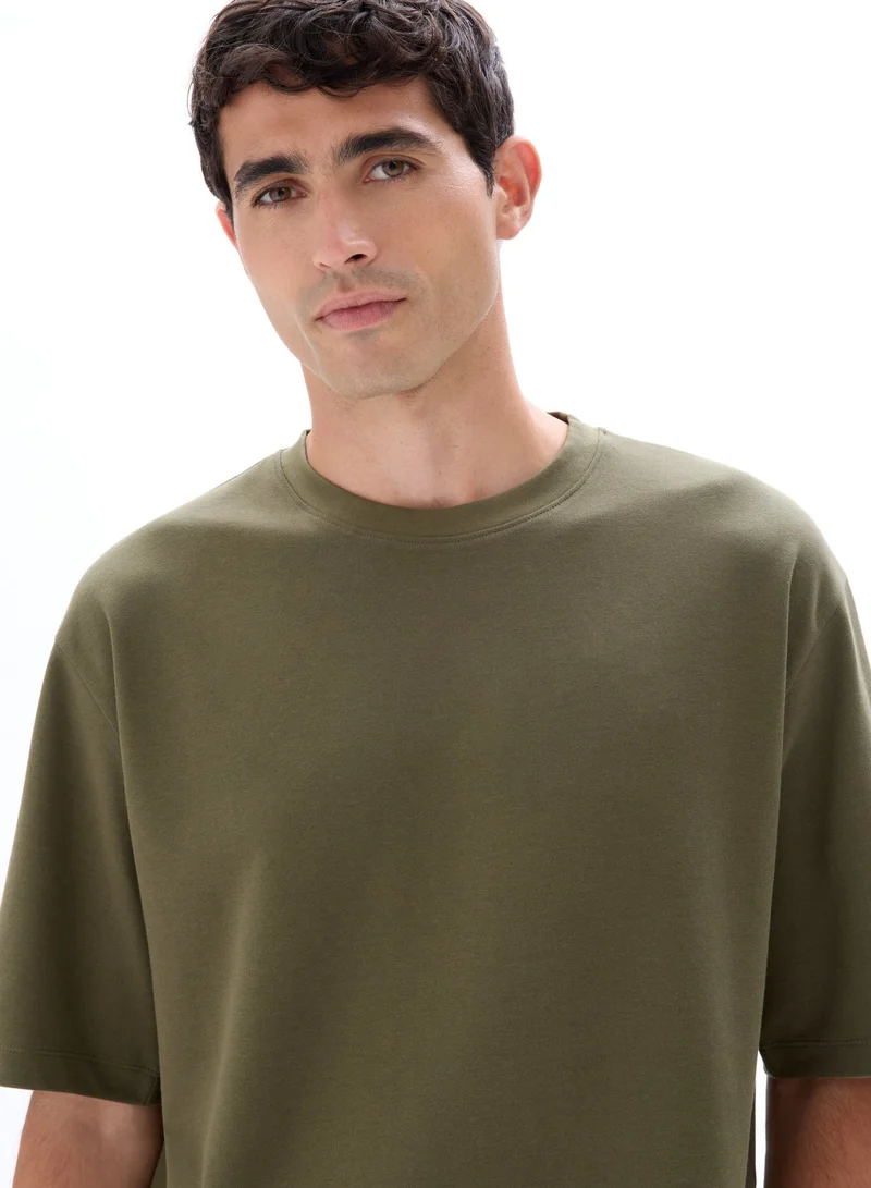 Celio  Gehem Kaki Short Sleeves Tshirt for Men | Best Price UAE