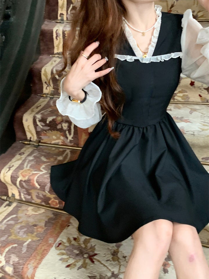 Hepburn style dress, elegant feminine daily styling - Image 4