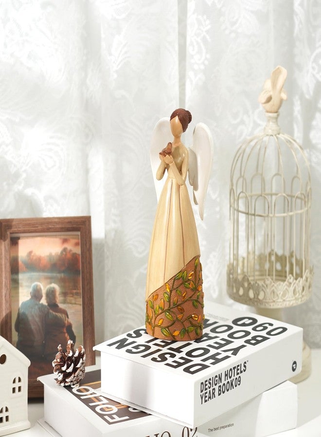 Homemory Angel Figurines Statue Decor Memory Healing Gifts Guardian Decoration (Bird) - Image 2