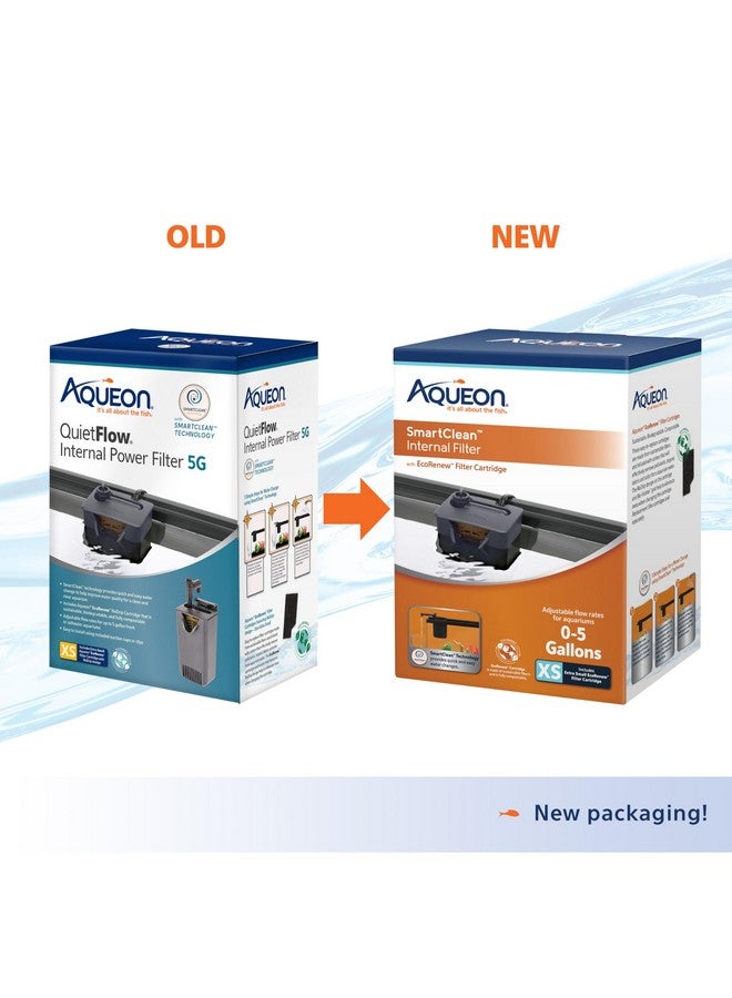 Aqueon QuietFlow Internal Filter with SmartClean Technology, Extra Small - Image 2