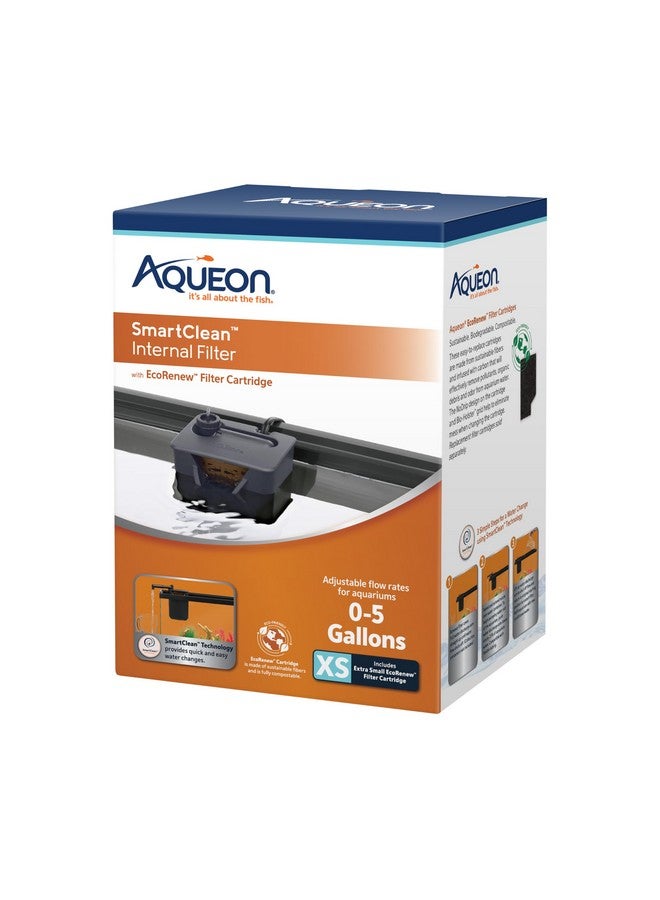 Aqueon QuietFlow Internal Filter with SmartClean Technology, Extra Small - Image 1