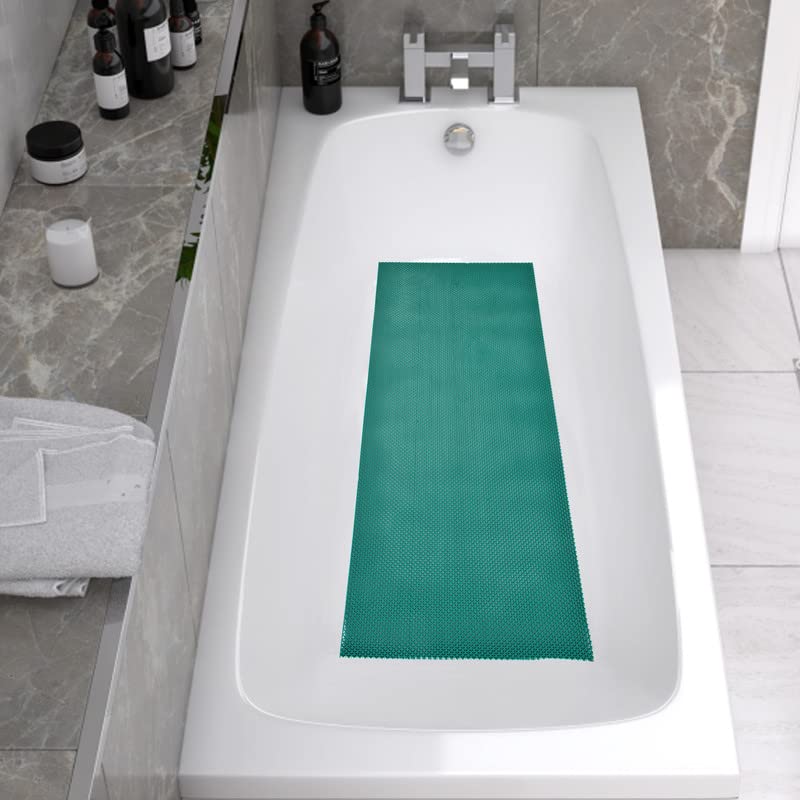 Prisha Cart Anti Skid & Multipurpose Bathroom Mat | Shower Mat | Carpet | Rugs | Rainmat | Swimming Pool Mat || (Aqua, 4x6 Feet) - Image 4