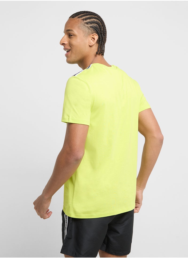 EMPORIO ARMANI Beachwear Logo Crew Neck T-Shirt  - Image 2