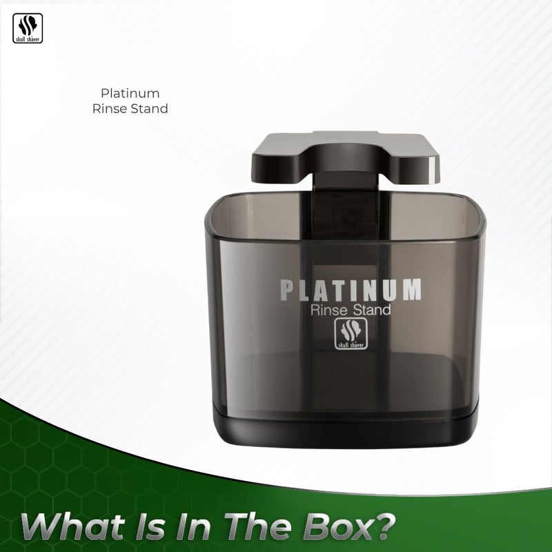 SKULL SHAVER Platinum Rinse Stand - Ultimate Cleaning Solution for Pitbull & Butterfly Shavers - Image 3