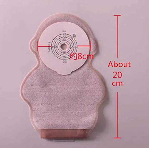 RousuCare 10pcs Kids Colostomy Bag Stoma Bag Disposable Children Drainable Colostomy Bag Baby Feces Collection Fistula Bag for Surgery Stoma Care - Image 5