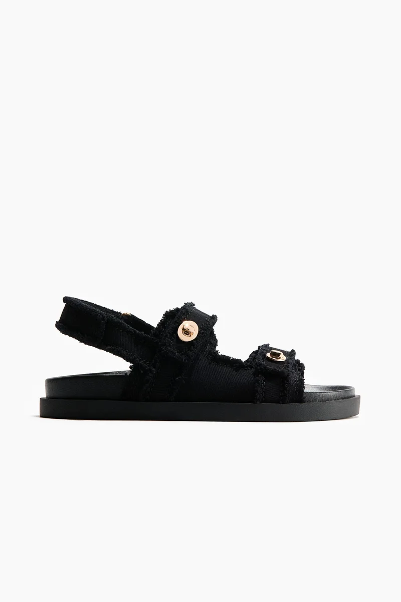 H&M  Cotton twill sandals for Women | Best Price UAE