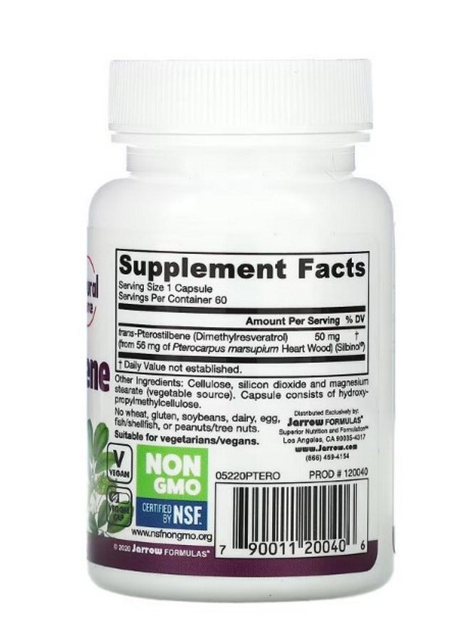 jarrow formulas TransPterostilbene 50 mg 60 Veggie Caps - Image 2